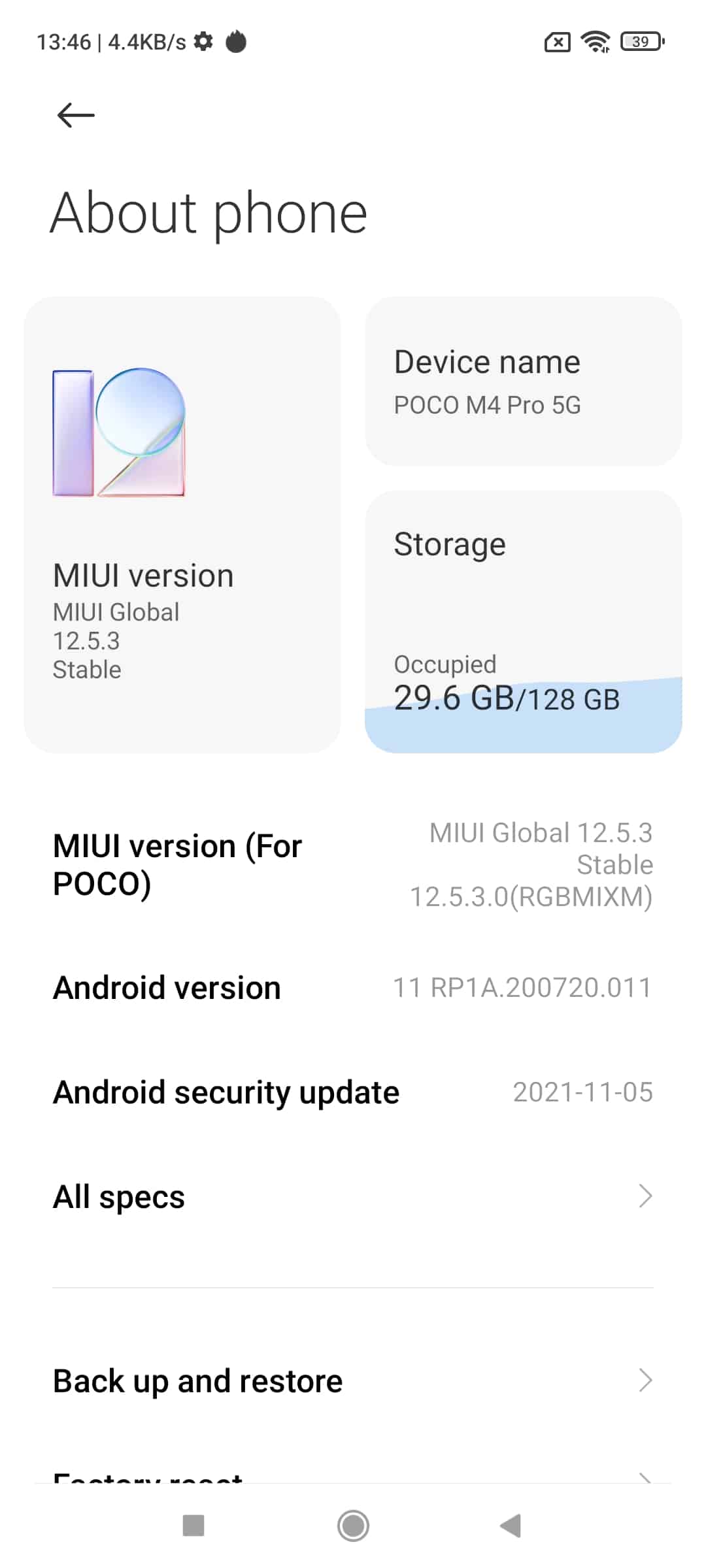 Poco m4 pro 
